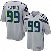 Nike Men & Women & Youth Seahawks #99 Mcdaniel Gray Team Color Game Jersey